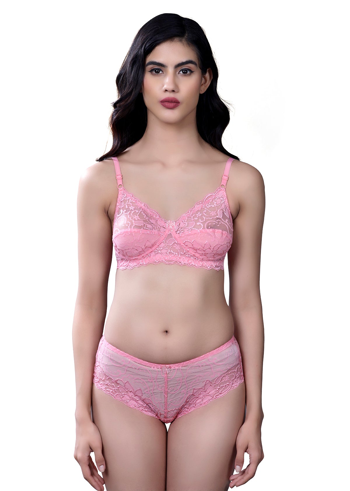 Tipsy Baani Set In Pink Rose