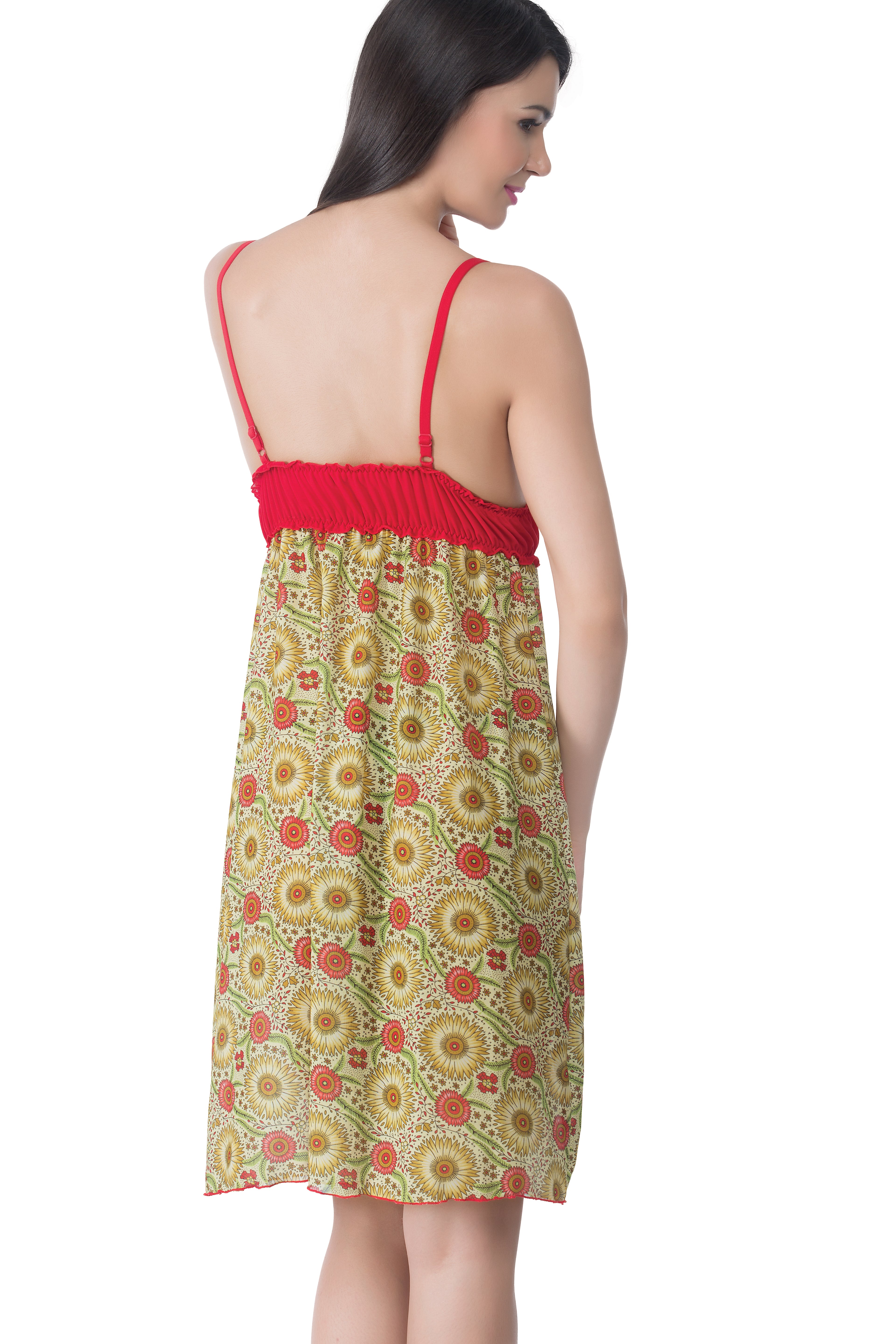 Bold Desire Wildflower Babydoll In Print B | BD199
