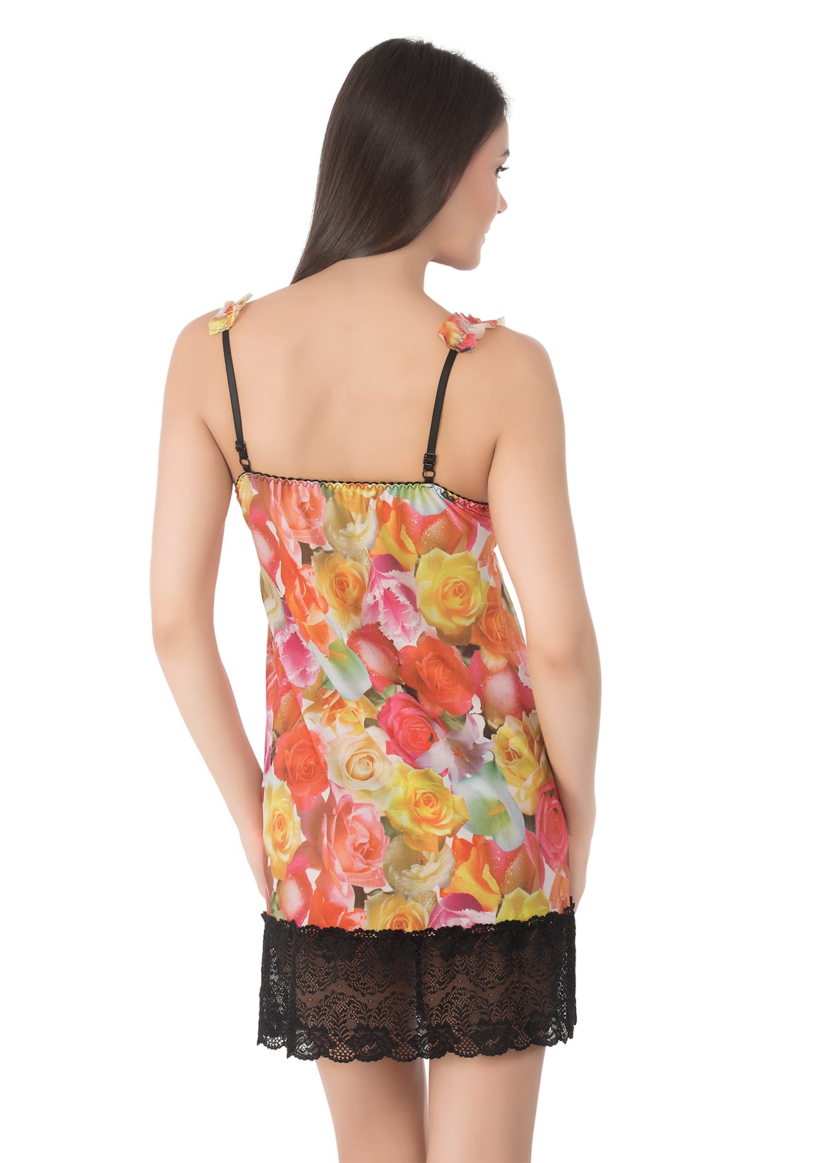 Bold Desire Rose Garden Babydoll Set In Print B | BD200
