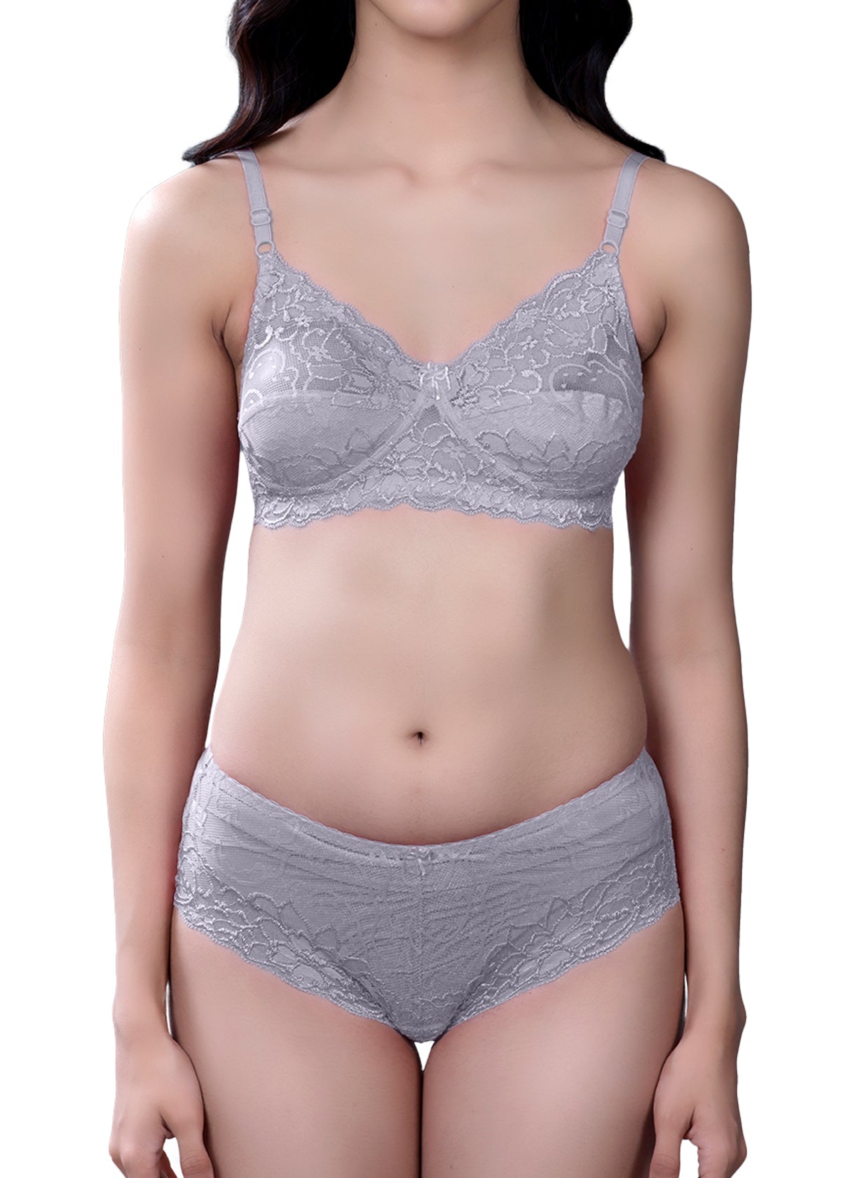 Tipsy Baani Set In Steel Grey