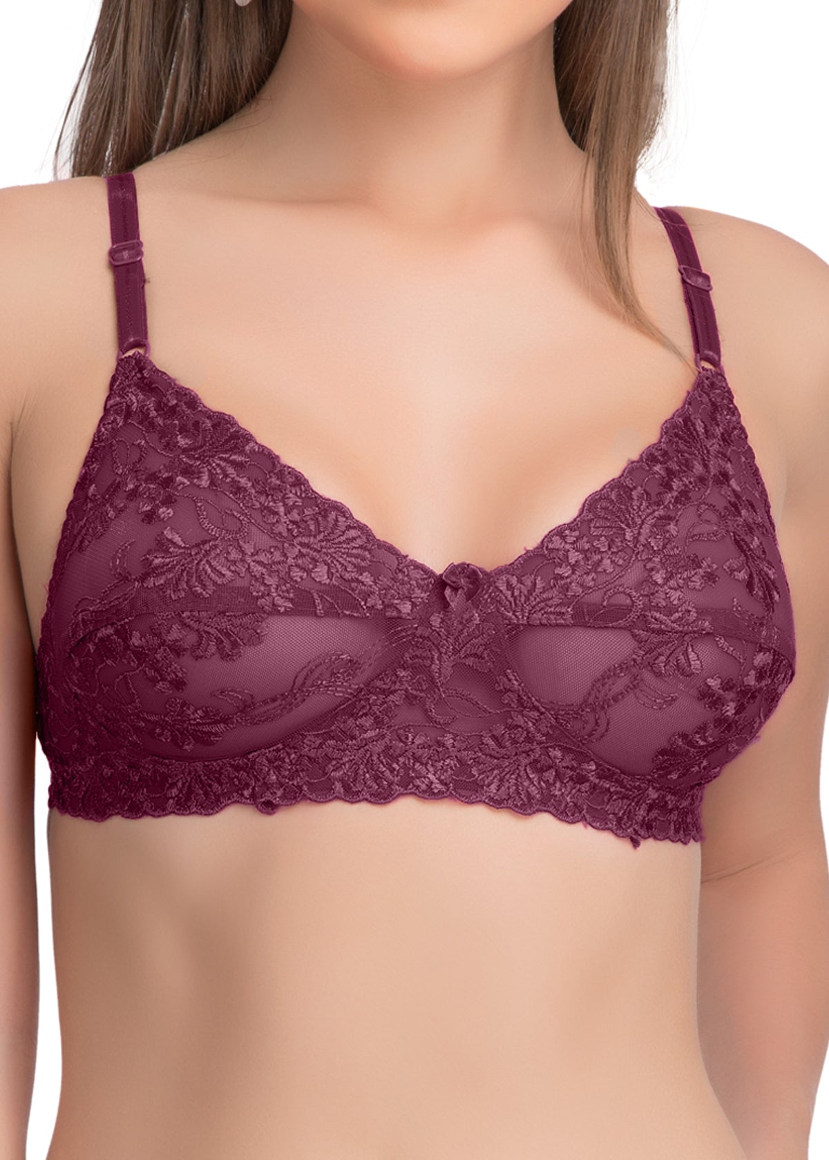 Tipsy Dior Bra In Wine