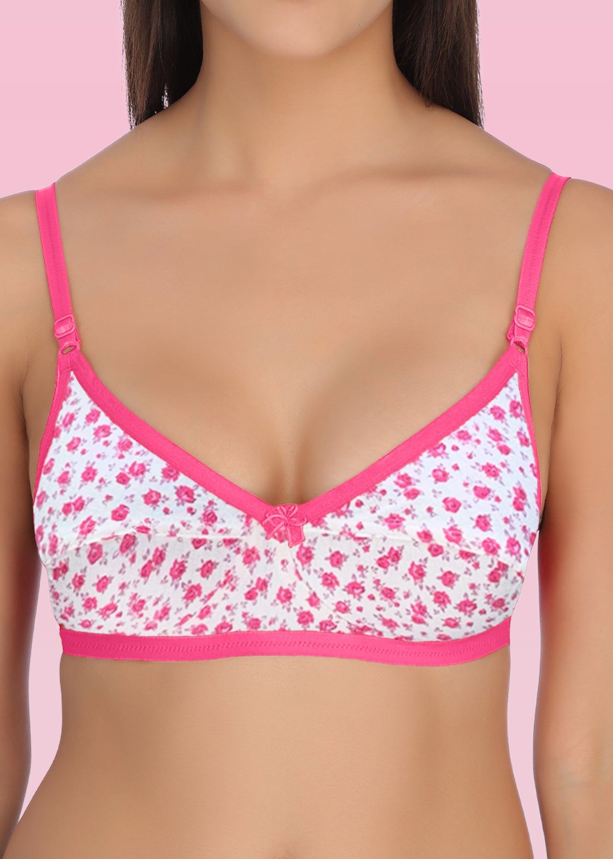 Tipsy Floral Print Non-Padded Everyday Bra | Combo of 3