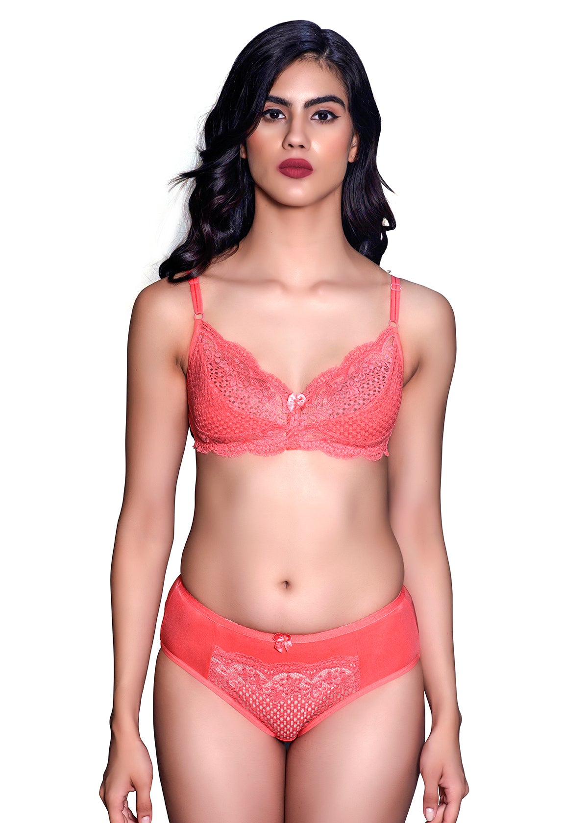 Tipsy Kylie Set In Coral