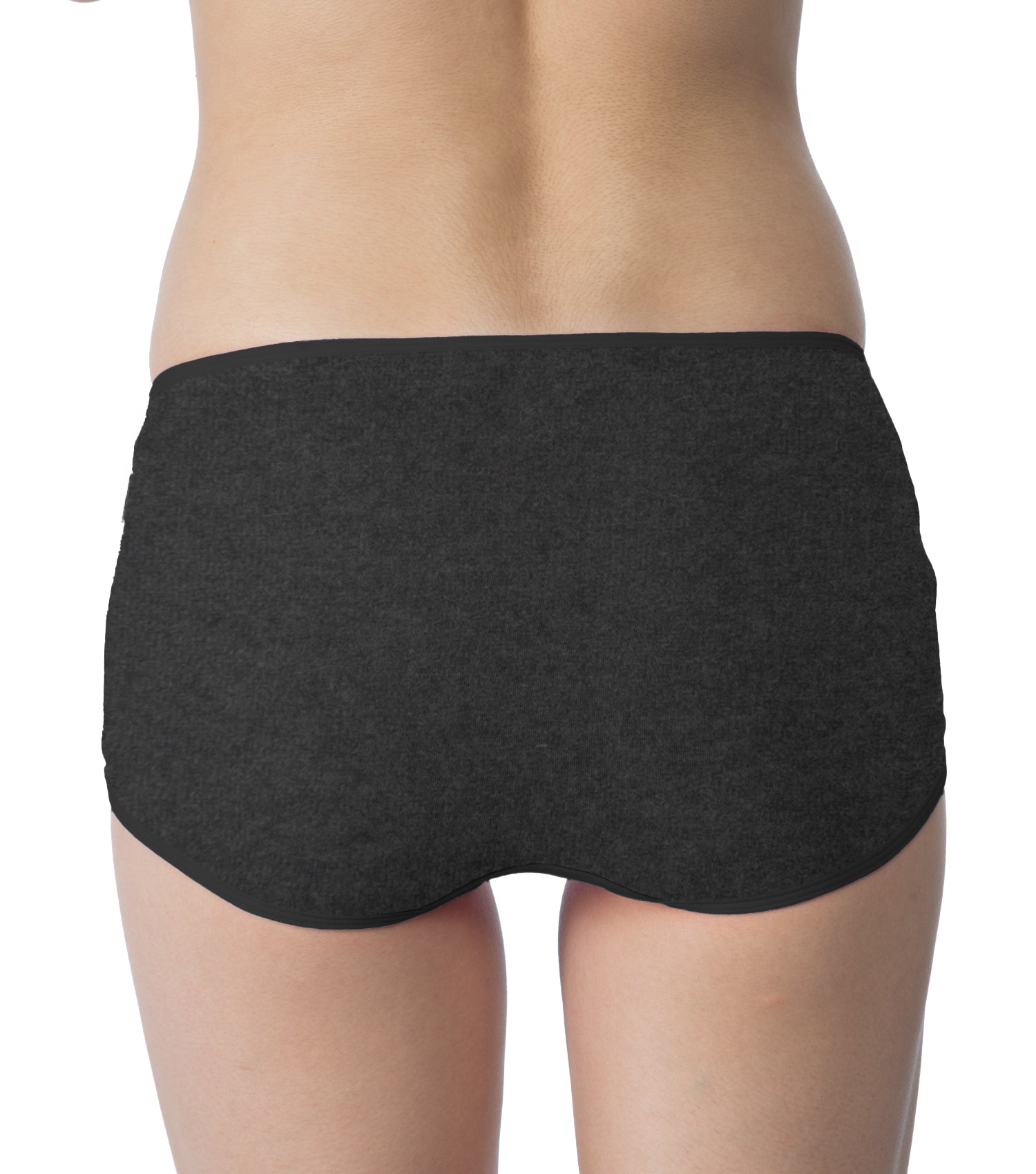Tipsy Mid-Waist Cotton Lycra Boyshorts - Single Piece | Melange Color | PN430