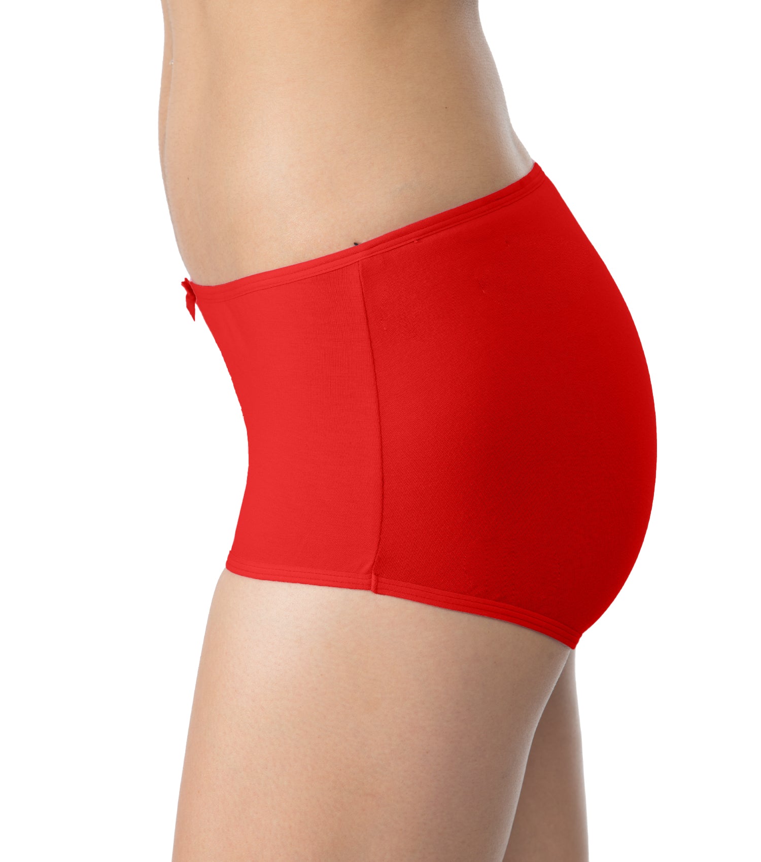 Tipsy Mid-Waist Cotton Lycra Boyshorts - Pack of 3 | Crimson Forest Color | PN434