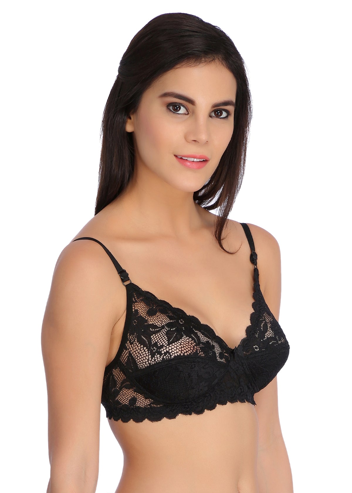 Tipsy Palak Bra In Black