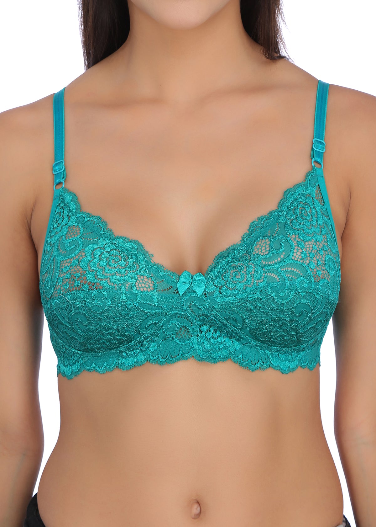 Tipsy Palak Bra In Green