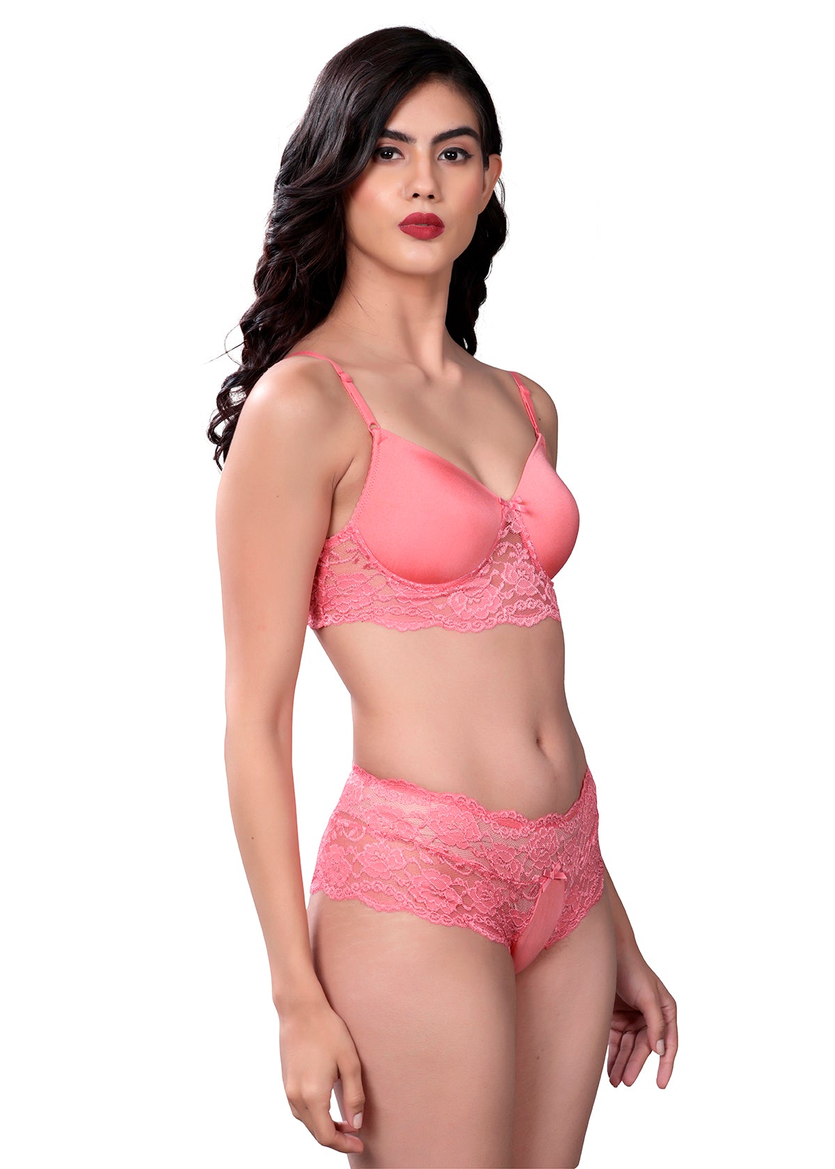 Tipsy Rosé Set in Coral