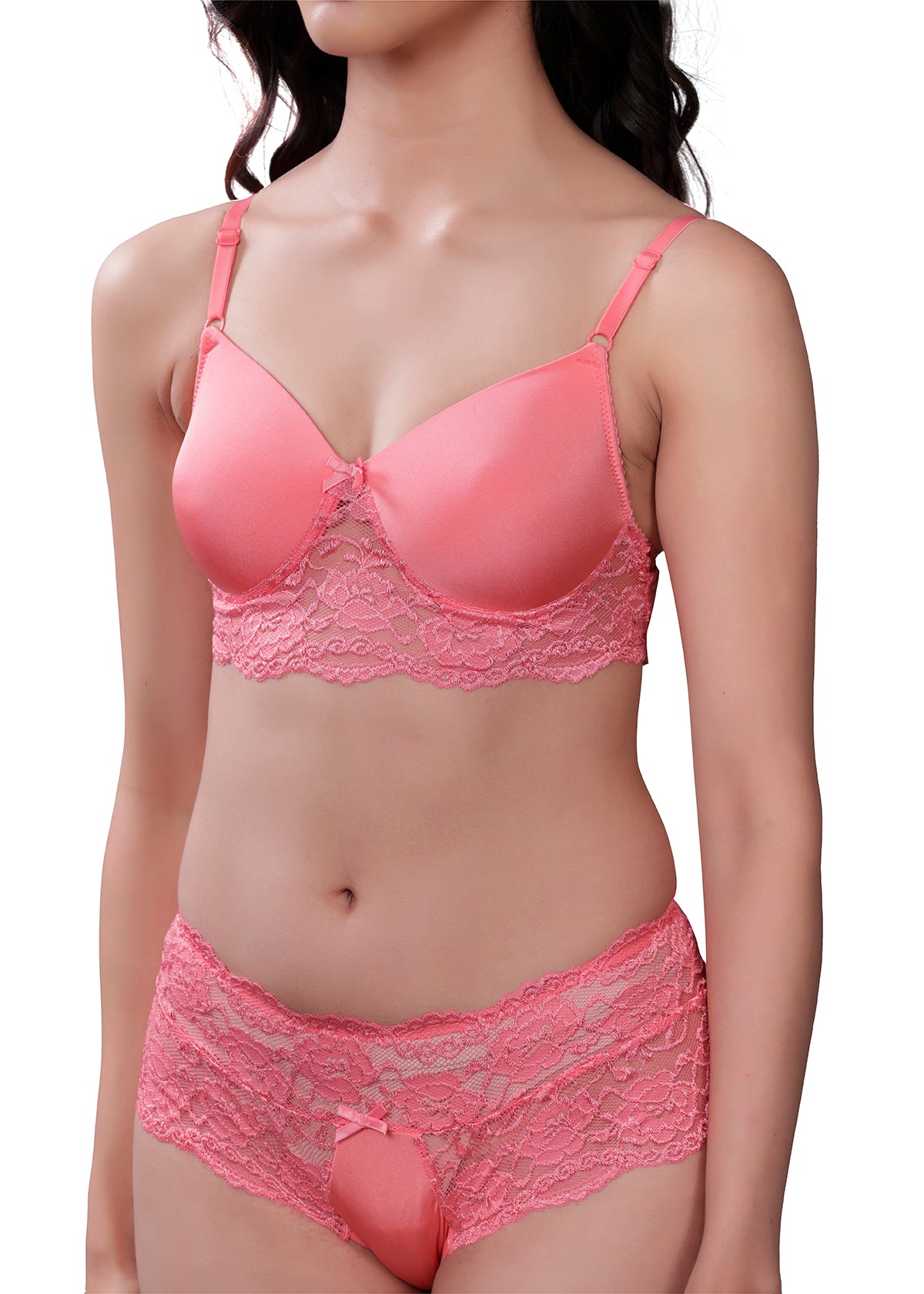 Tipsy Rosé Set in Coral