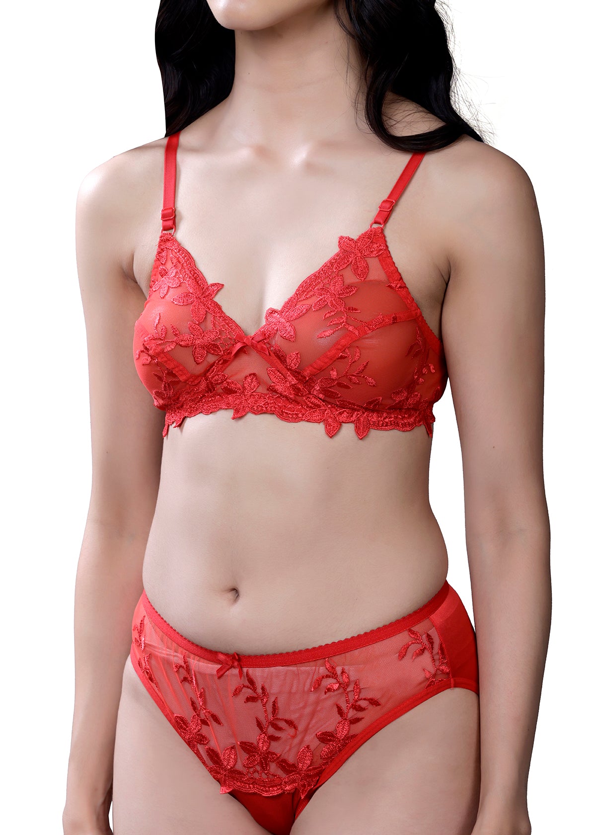 Tipsy Shanaya Set In Red