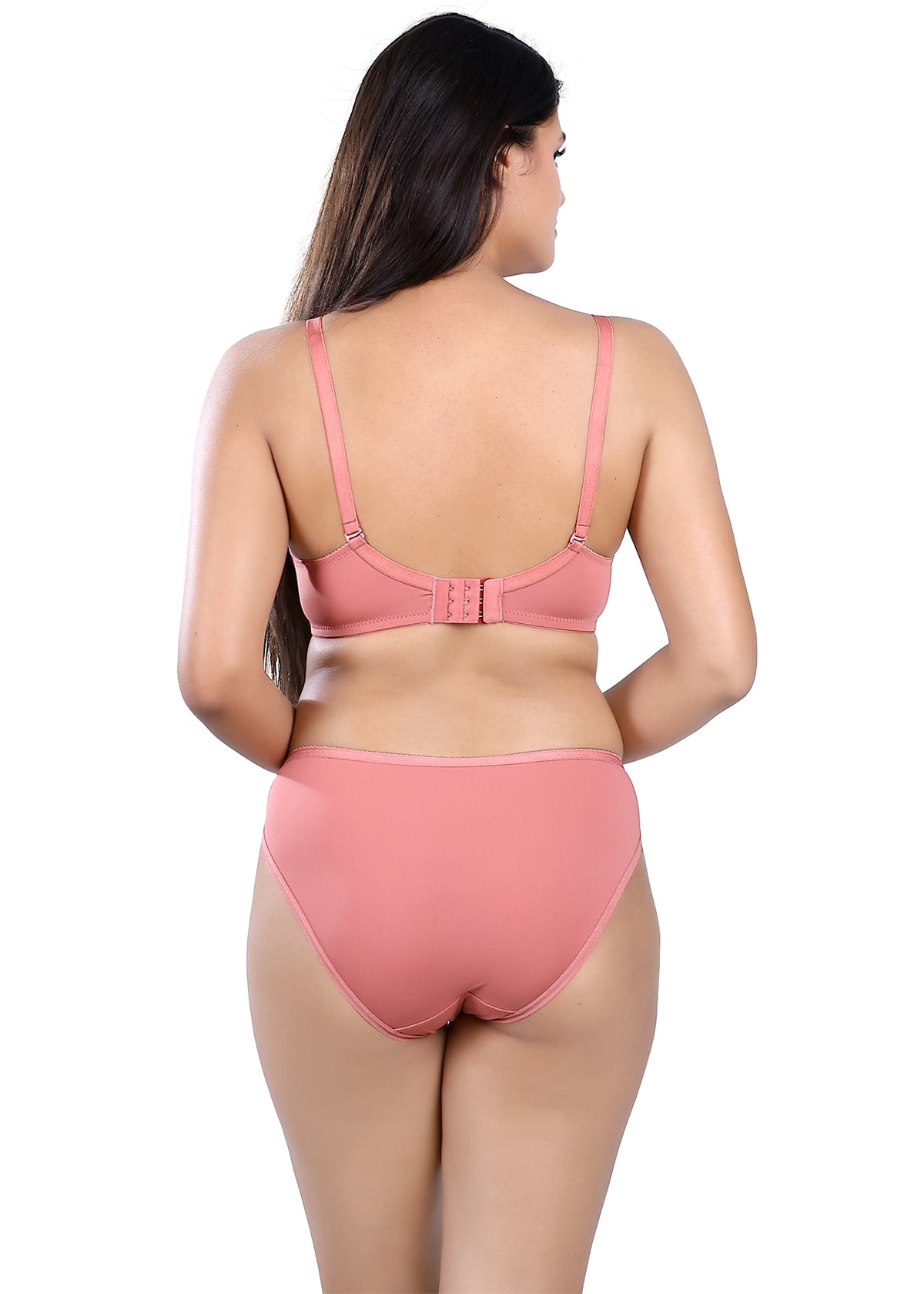 Tipsy Smooth and Padded Everyday Set In Nude & Rust | Pack of 2
